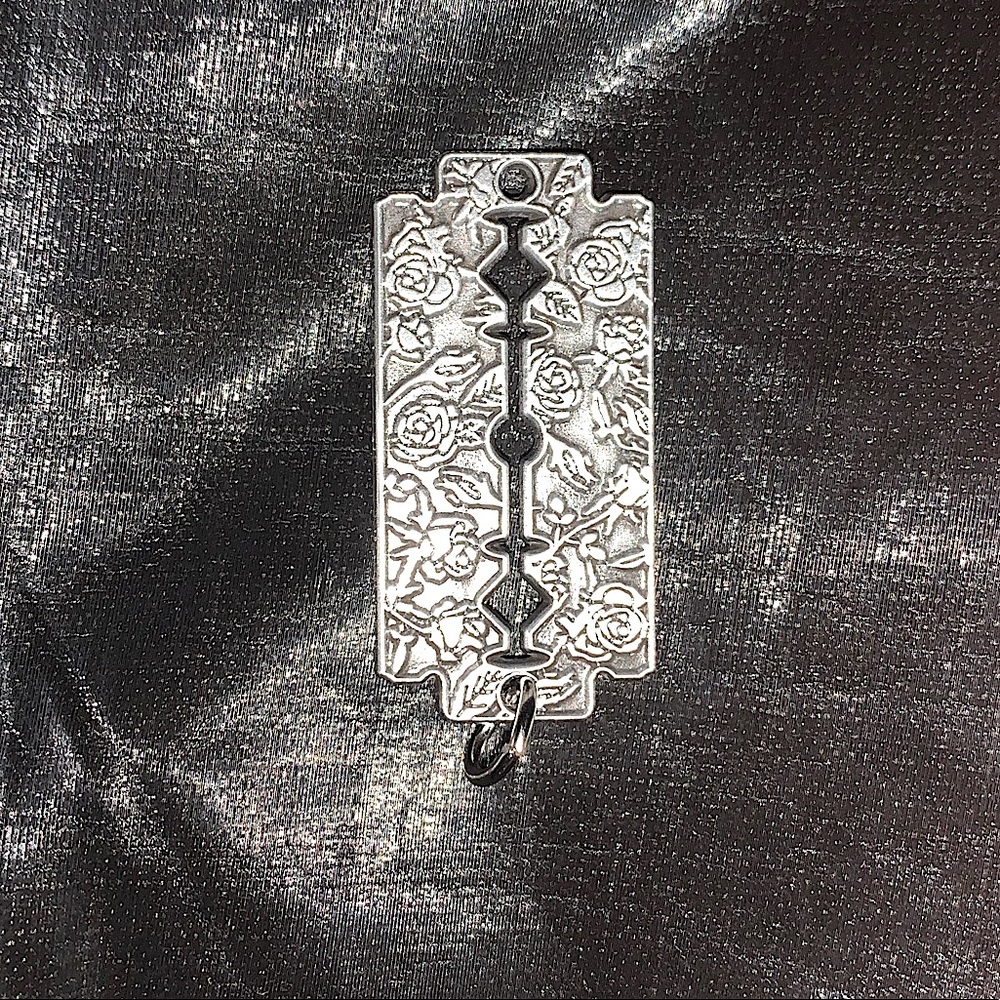 Rose Razorblade Pendant